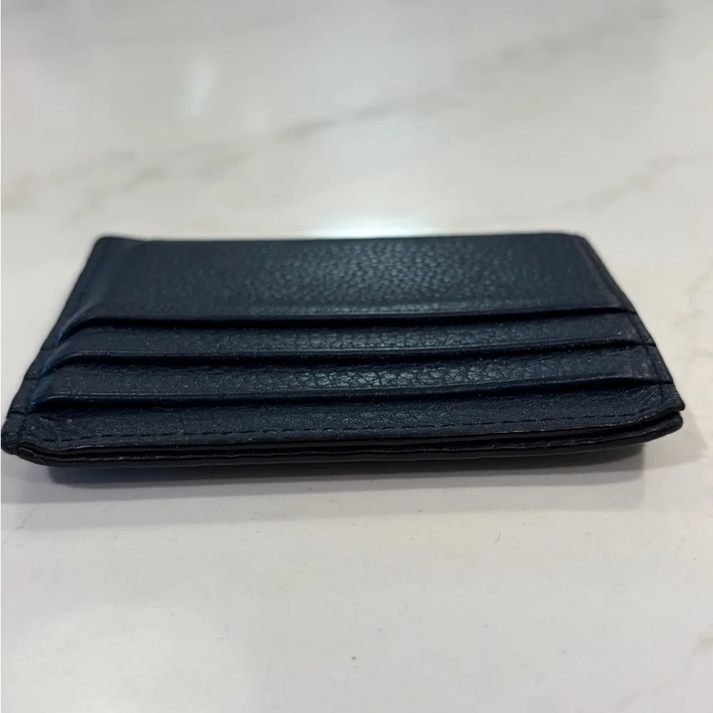 Prada navy leather card holder - Picture 9 of 9